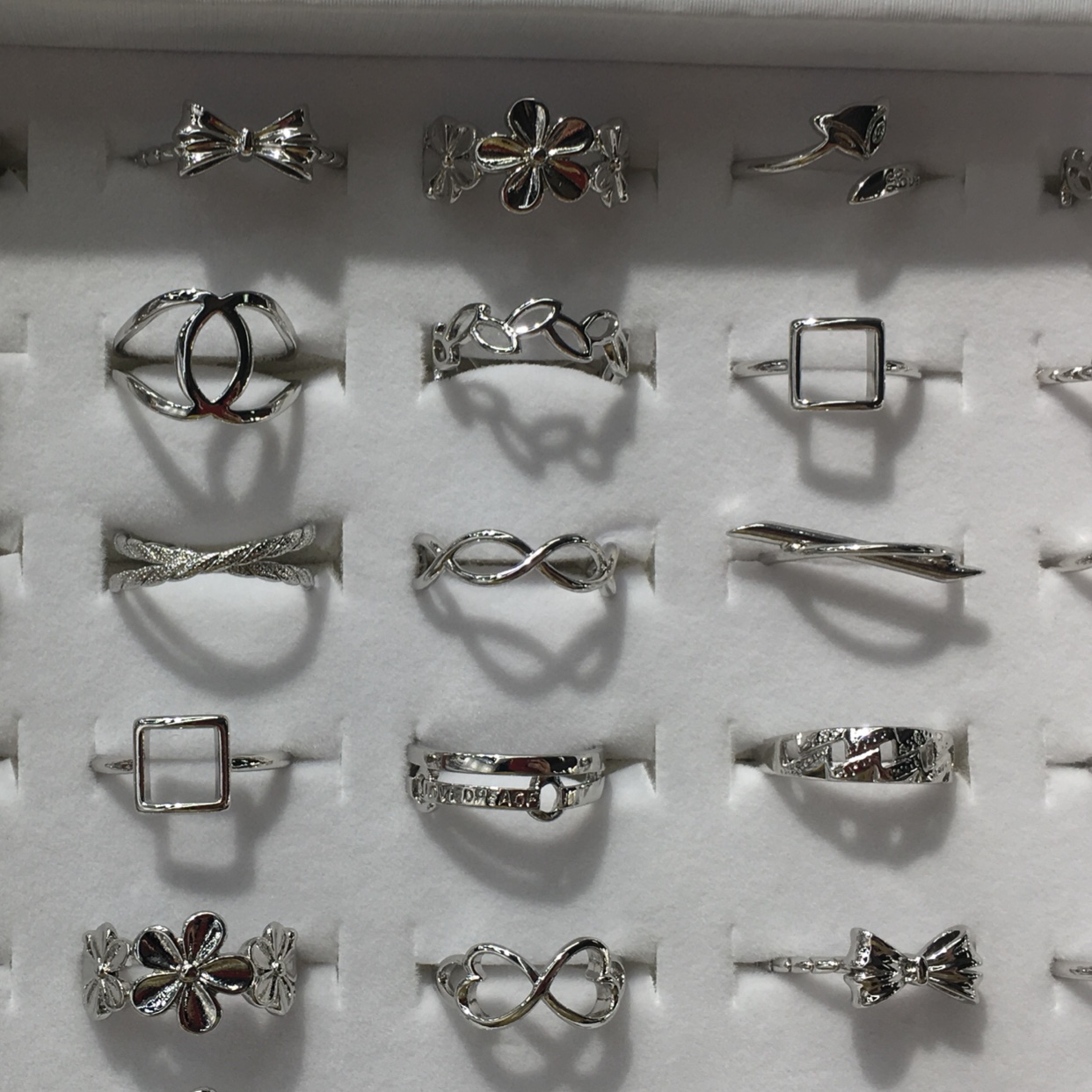 Smooth big ring color fashion casual men and women generous thumbnail