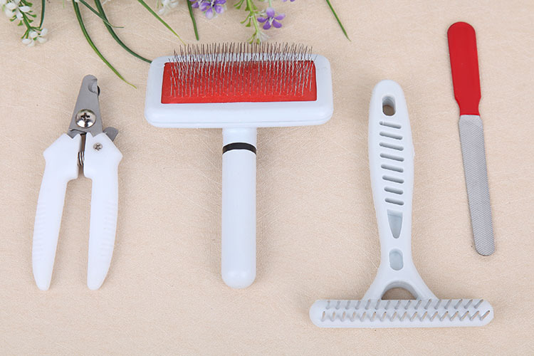 High-end pet supplies, pet nail clippers, stainless steel files and combs for dogs, export manufacturer wholesale detail image 3