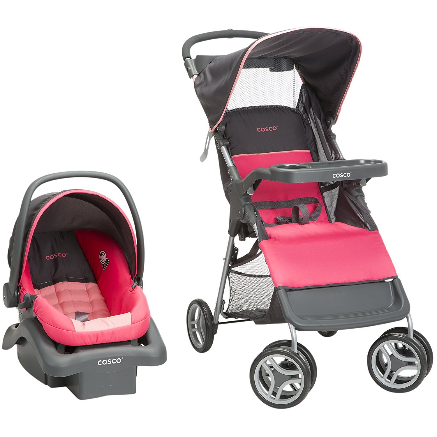 عربة أطفال مزدوجة Specification image
