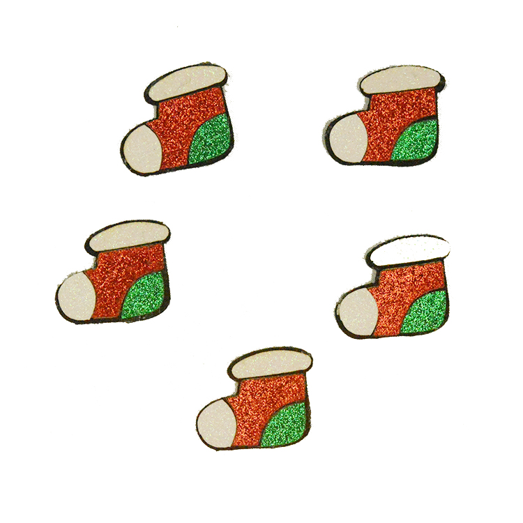 Non-woven cloth spring onion socks felt cloth spring onion boots non-woven Christmas socks factory direct to sample custom processing welcome to buy. thumbnail