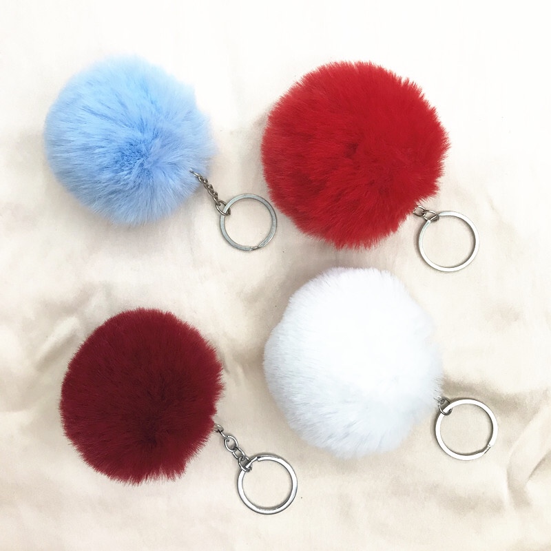 Best-selling hairball keychains, bags, pendants, plush toys, figurines, dolls, gifts, gift boxes, clothing accessories Specification image