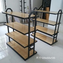 Shelf bag rack display shelf shoe rack Clothing store Shoe display shoe rack Nakajima children's shoes drop to the ground