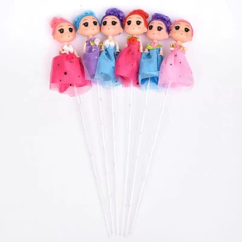 跨年闪光娃娃棒演唱会星空仙女棒星空波波球闪光卡通儿童玩具细节图