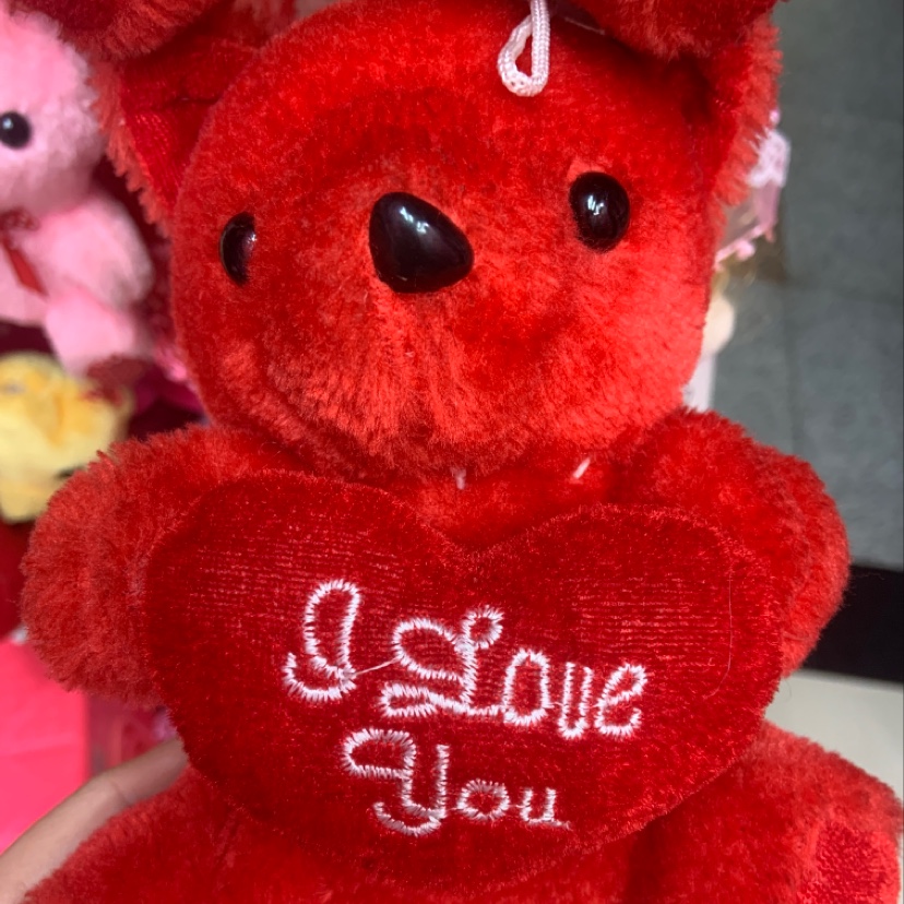 Plush toy red heart big thumbnail