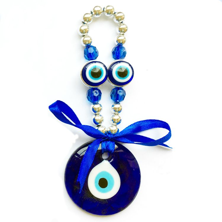 Yiwu Siyao Accessories Blue Eye Glass Pendants, home decorations, Greek and Turkish souvenirs, glass eye accessories Factory Customization, foreign trade supply sources