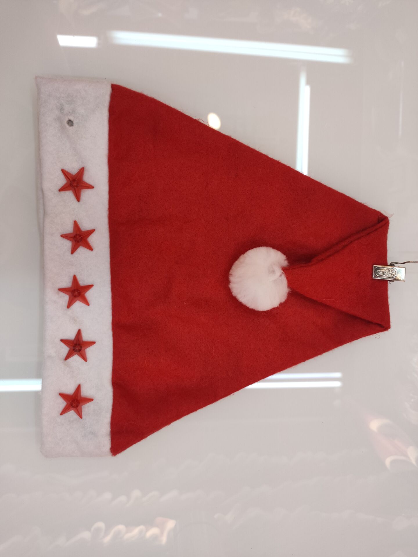 High-end velvet Christmas hats, Christmas festival decoration party supplies, adult Christmas hat factory direct sales