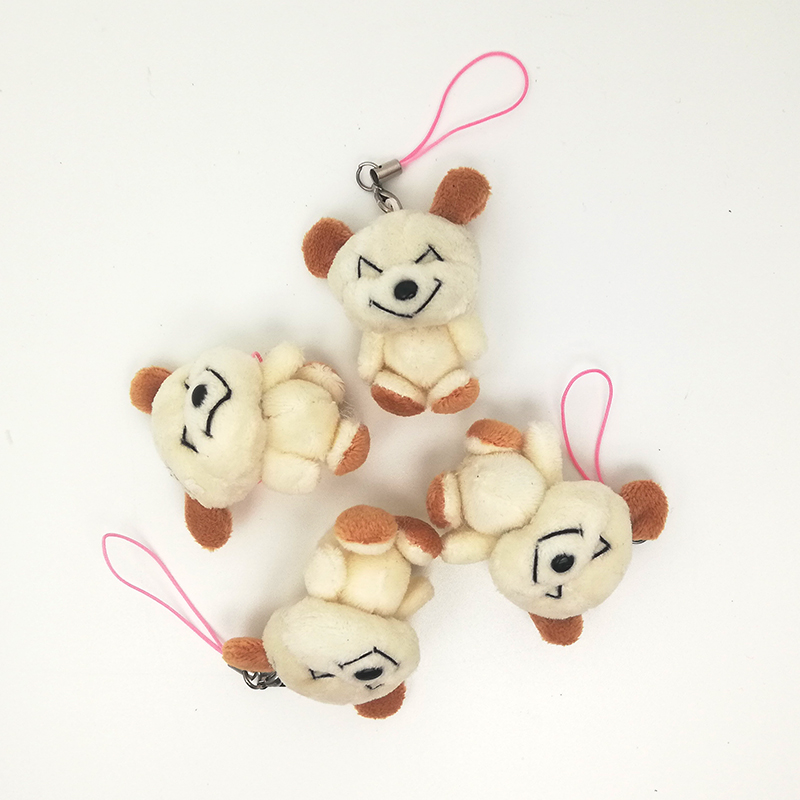 Cartoon plush toy pendants, bag pendants, cars, cute puppies, key buttons, wedding gifts, children's dolls detail image 2