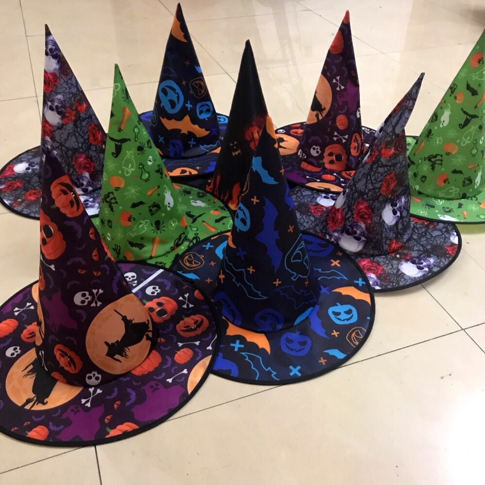 巫婆帽数码印花