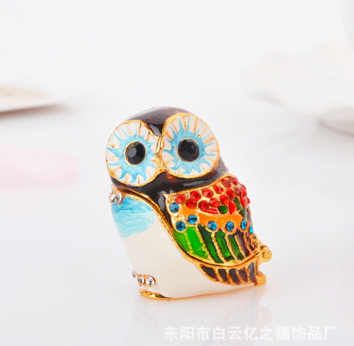Korean popular owl crown owl factory direct sales of jewelry owls and diamond-encrusted jewelry owls undefined