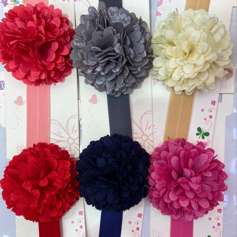 Korean version of children's lace lace little girl elastic headband thumbnail