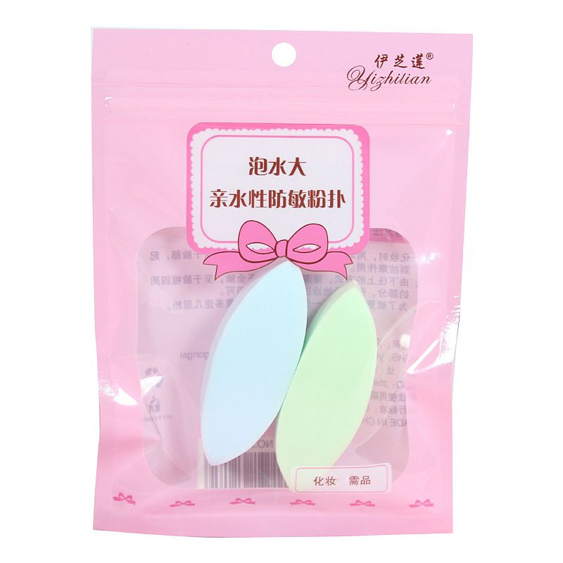 粉扑海绵白底实物图