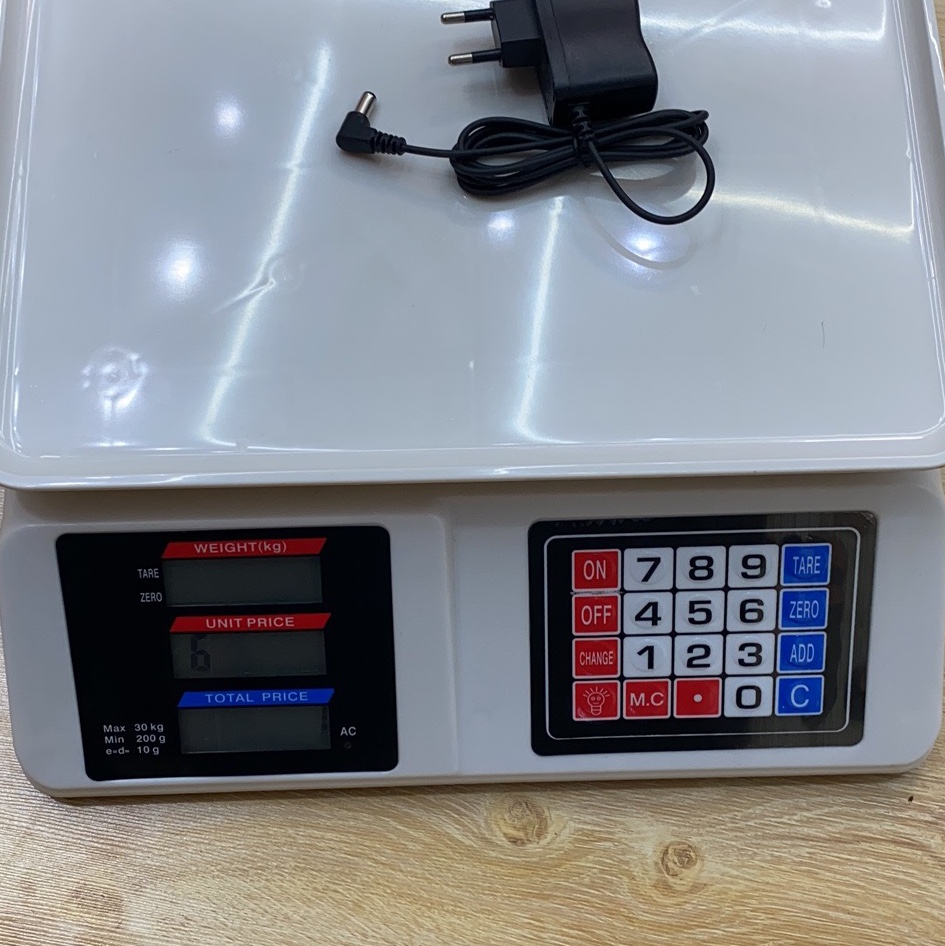 电子计价秤，一箱装5台单个彩盒包装。用途：称水果蔬菜 称各种产品详情图6