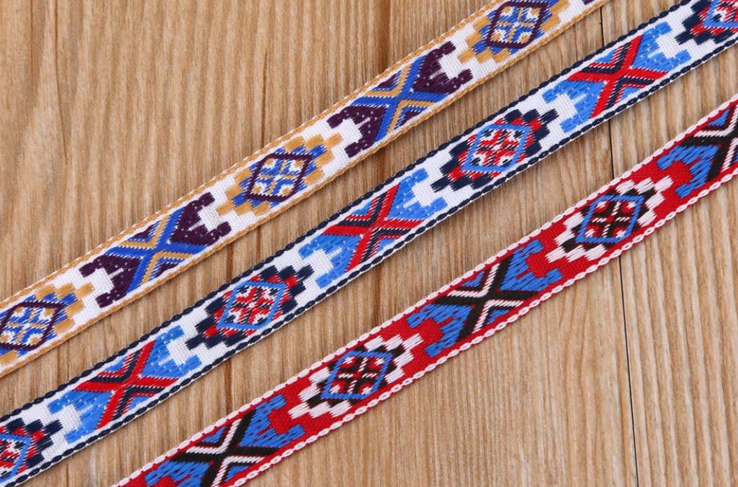 Ethnic Wind Jacquard With Off-The-Shelf Custom Accessories Ribbon Lace Application Scenario