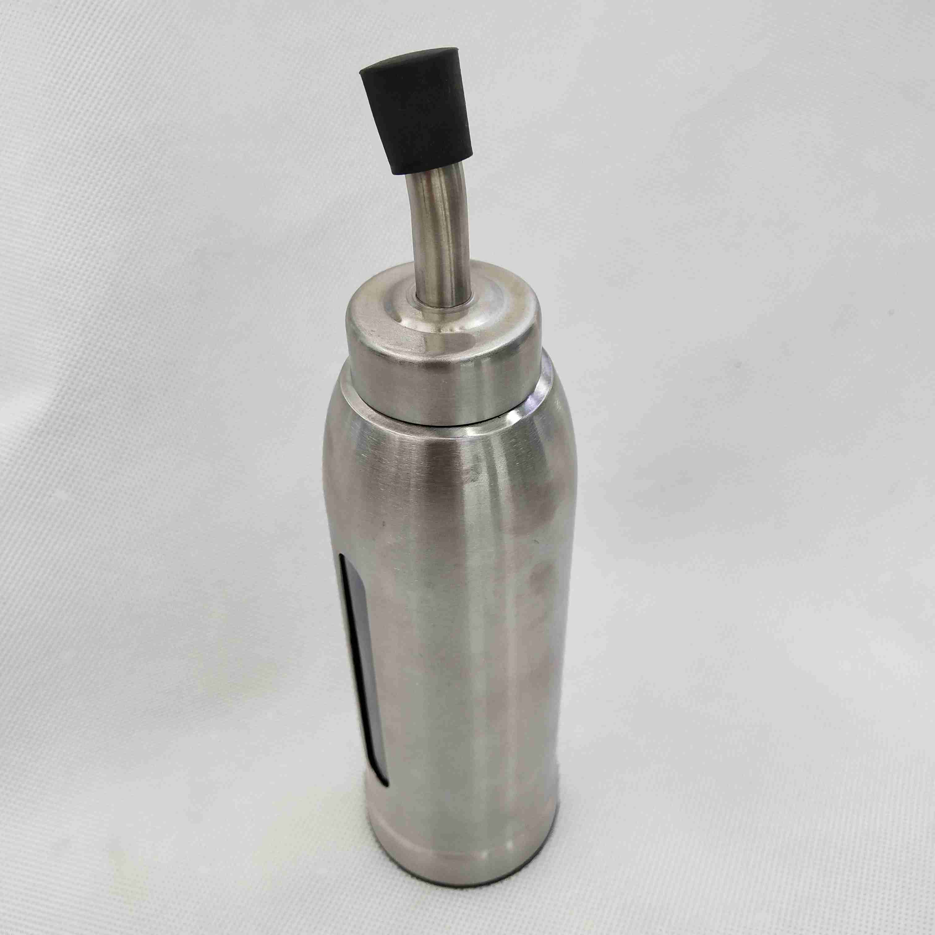 义乌好货 不锈钢四头调味罐调味瓶调料瓶调料罐椒盐瓶套装四件套白底实物图