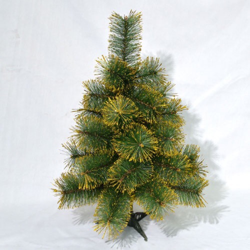 Yiyang Christmas Craft 45cm Flower basket, Golden Powder Family Pine Needle Tree Bare Tree Christmas flowers details Picture