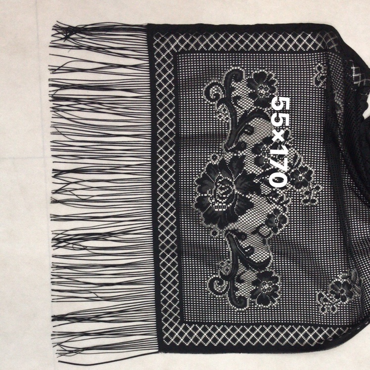 Small Lattice Hollowed-Out Lace Scarf Scarf details Picture