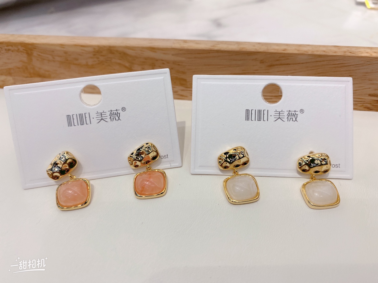 925银针网红冷淡风耳钉