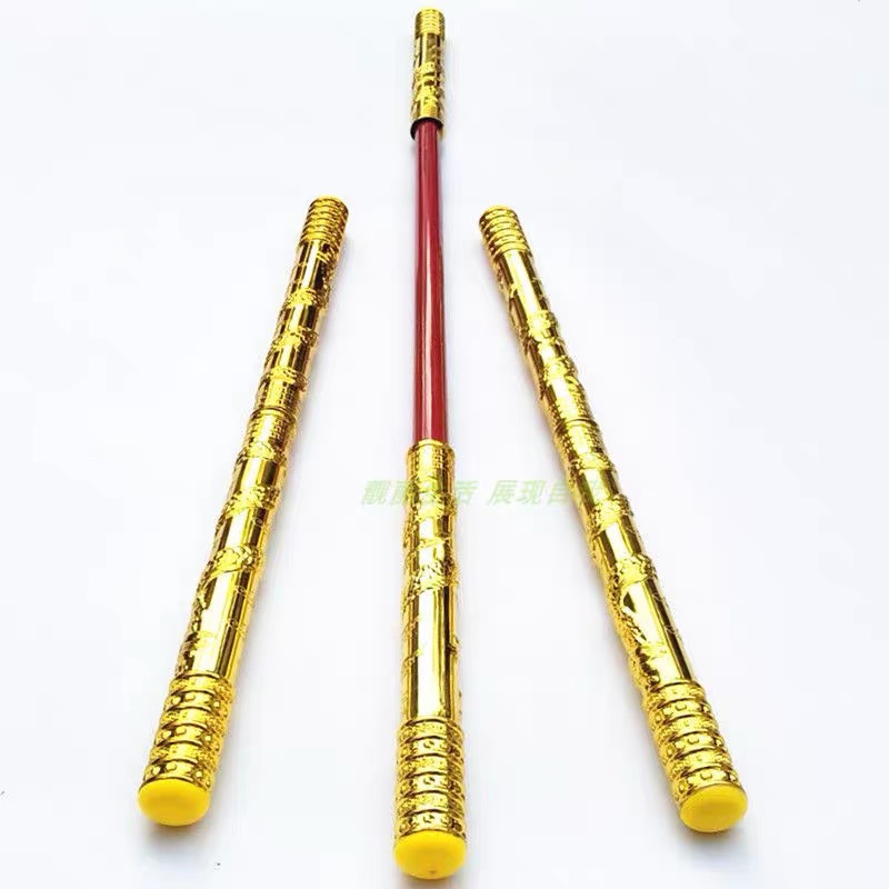 伸缩金箍棒孙悟空兵器不锈钢杆定海神针3岁-6岁男孩儿童玩具道具图