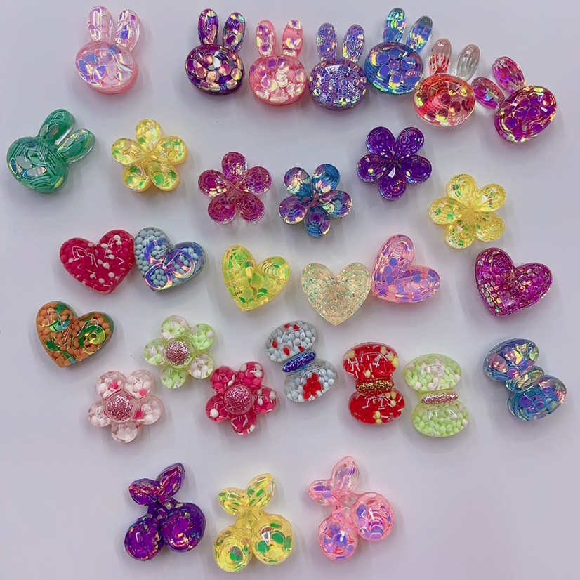 Shuzhi Flash Powder Series 2 Resin Accessories for Mobile phones and refrigerators, Fuwode A111