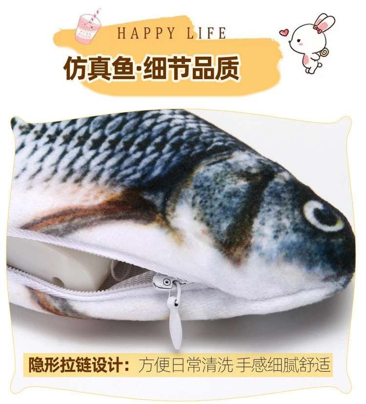 Tiktok The Same Baby Toy Electric Fish Coax Baby Magic Tease Cat Doll Application Scenario
