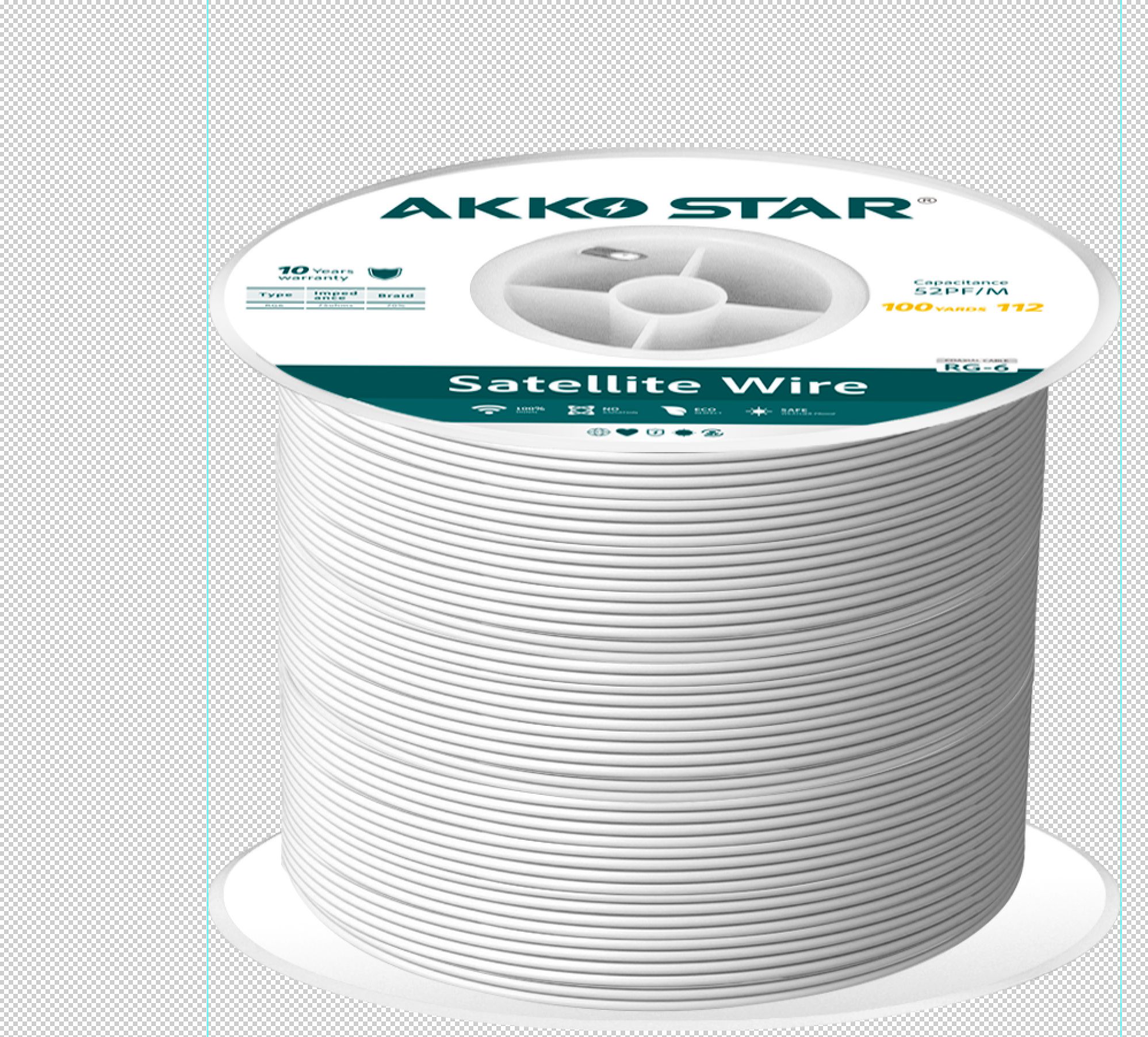 AKKOSTAR-100Y household outdoor satellite communication cable, coaxial cable details Picture
