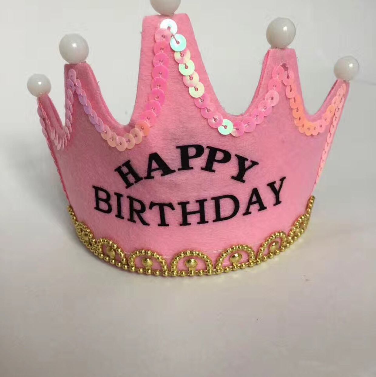 发光生日5灯皇冠
