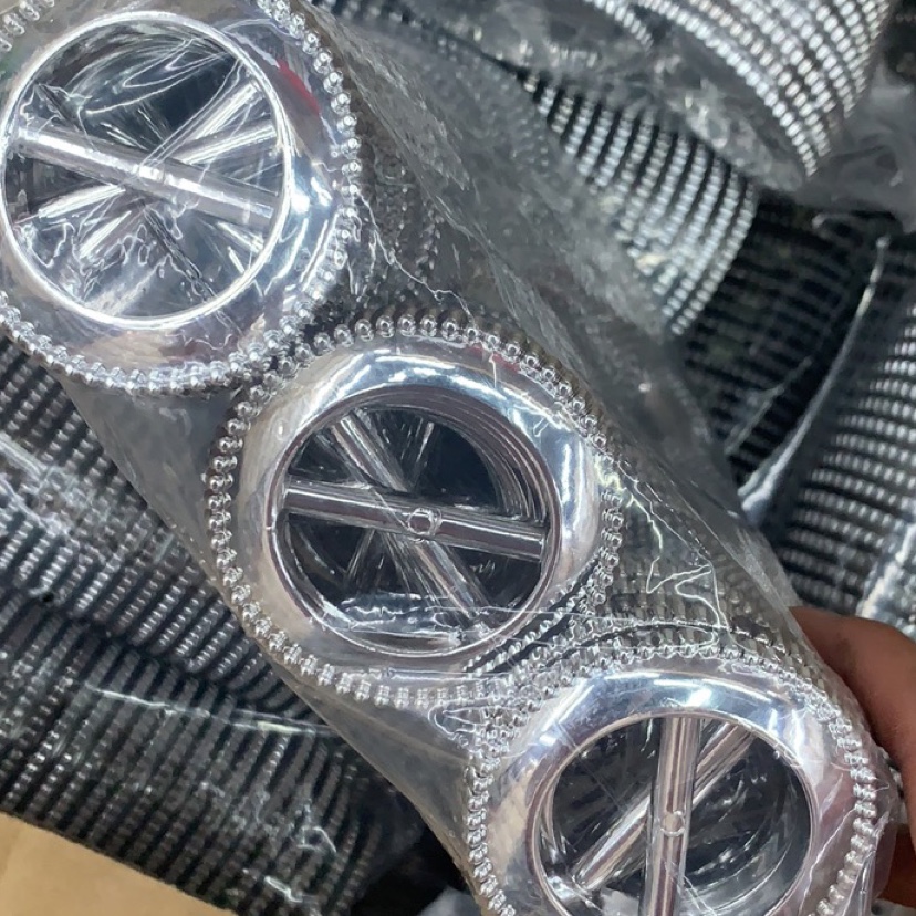 圆形日字扣腰带风衣装饰调节扣三档扣uv 环保扣产品图