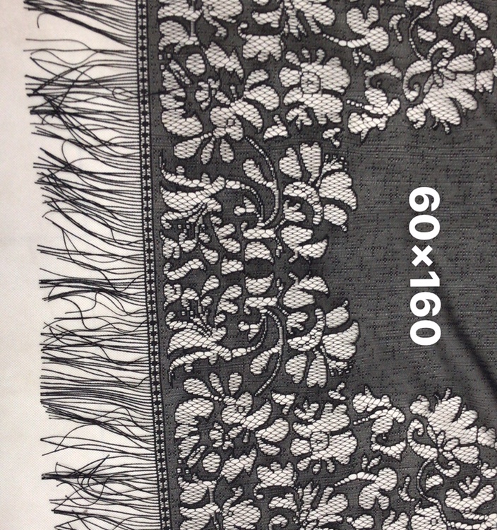 Turkish lace scarf stored delicately in a fabric pouch