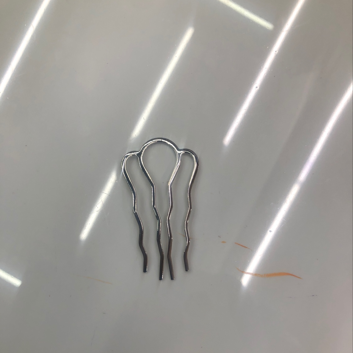 Four-toothed white k alloy hair accessory for Xiaogao accessories