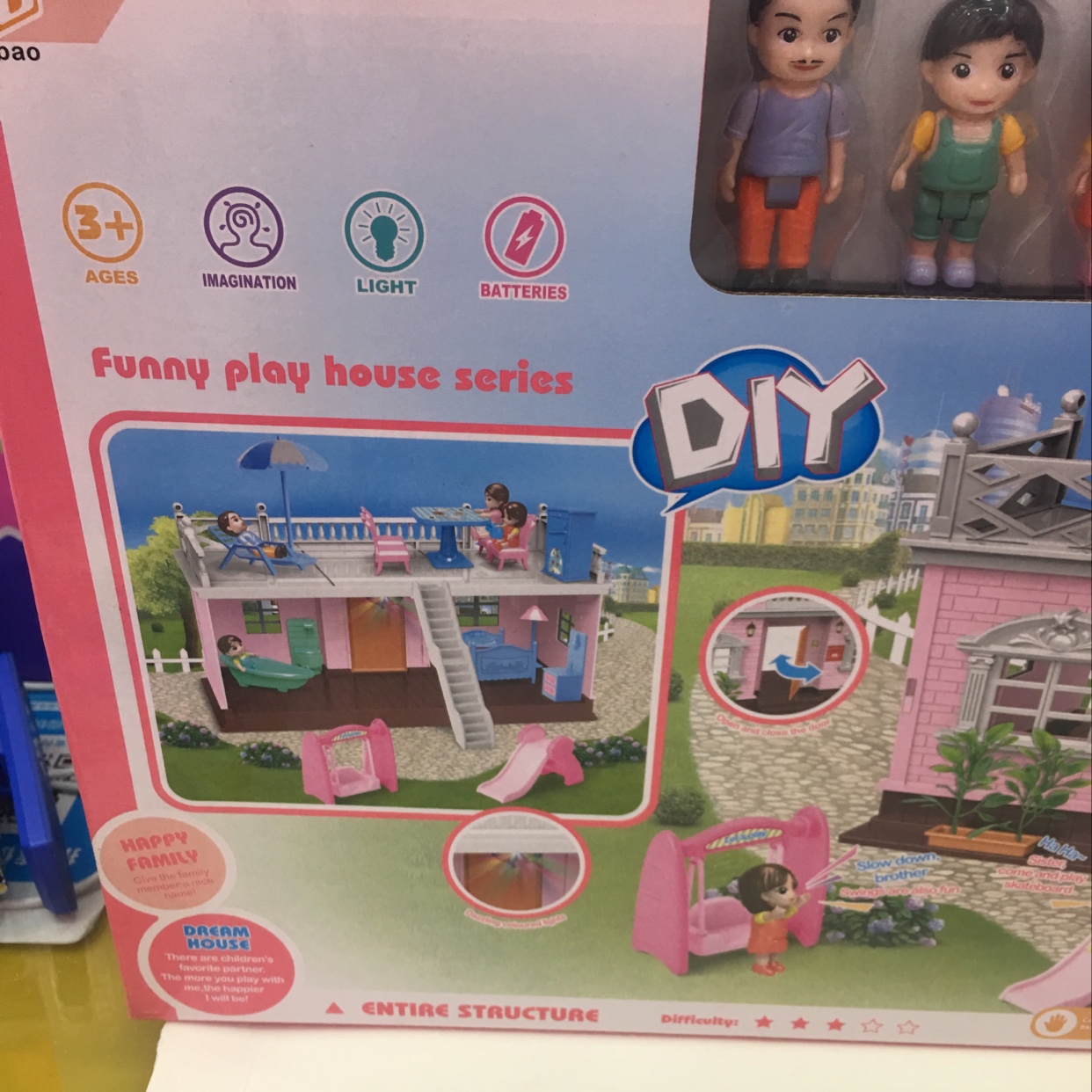 Build a house of building blocks by yourself details Picture