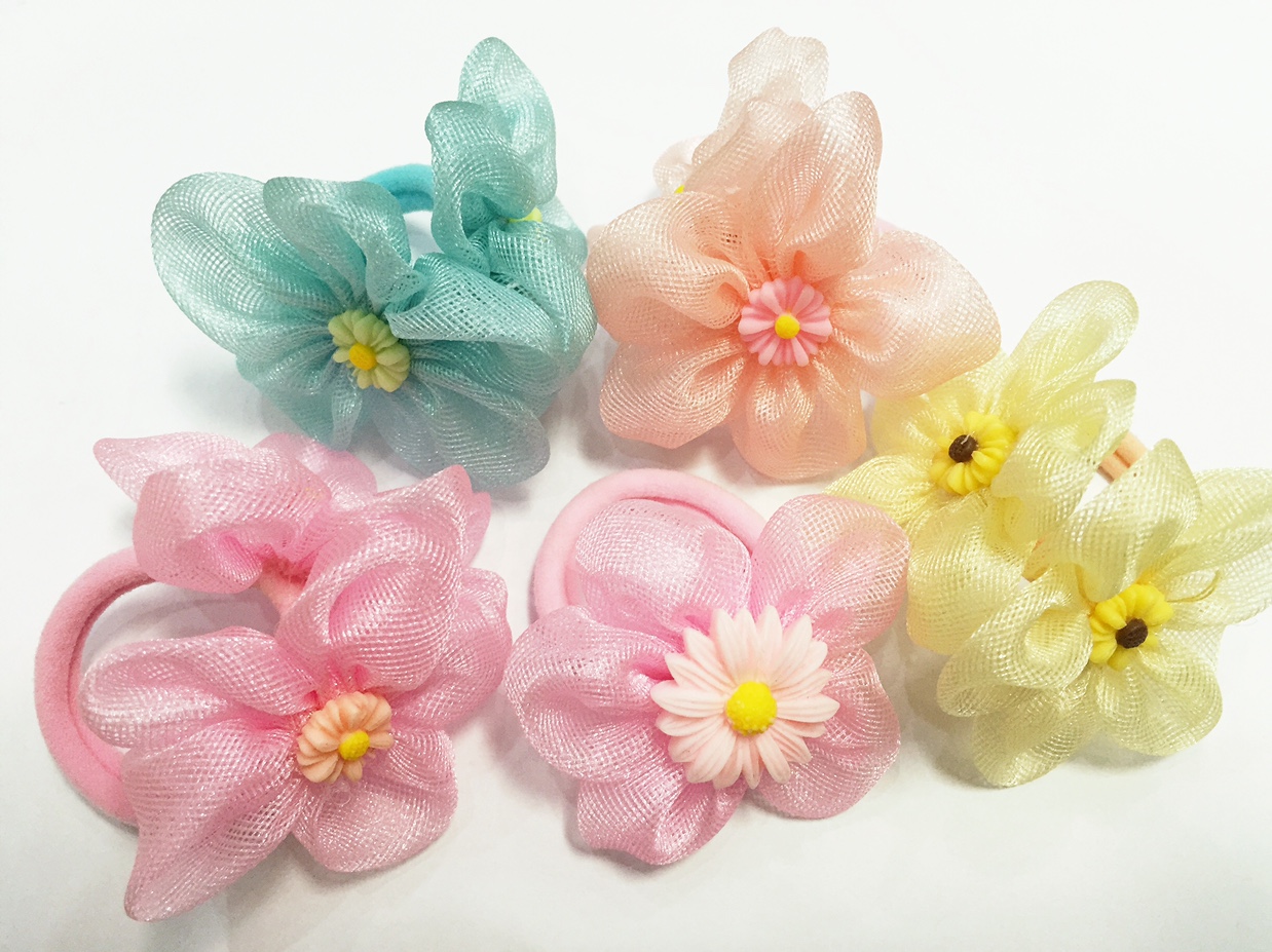 双花毛巾圈
盒装混色，100pcs/盒