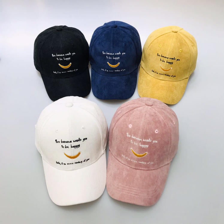 Korean smiley baseball cap thumbnail