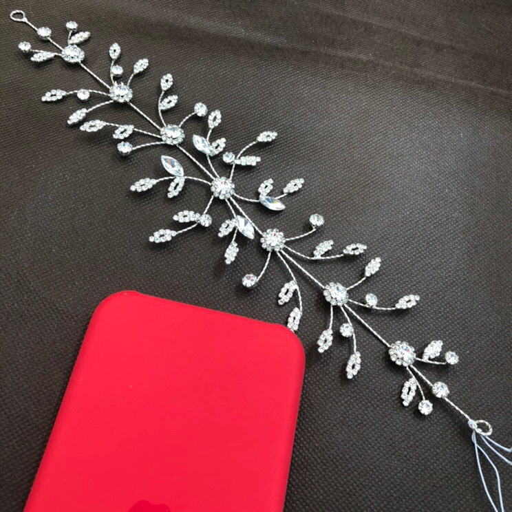 Korean zircon hairpin wedding dress headwear