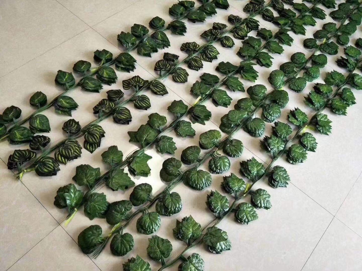 仿真叶假花藤条葡萄树叶吊顶管道装饰藤蔓塑料绿植物缠绕遮挡国潮