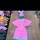 粉兔女款三件套有白色和粉色两色图