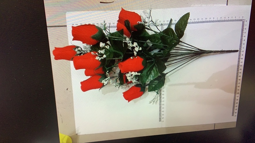情人节玉兰花藤居家装饰 假花仿真花精致仿真花瓣 祭祀用品优雅气息不褪色