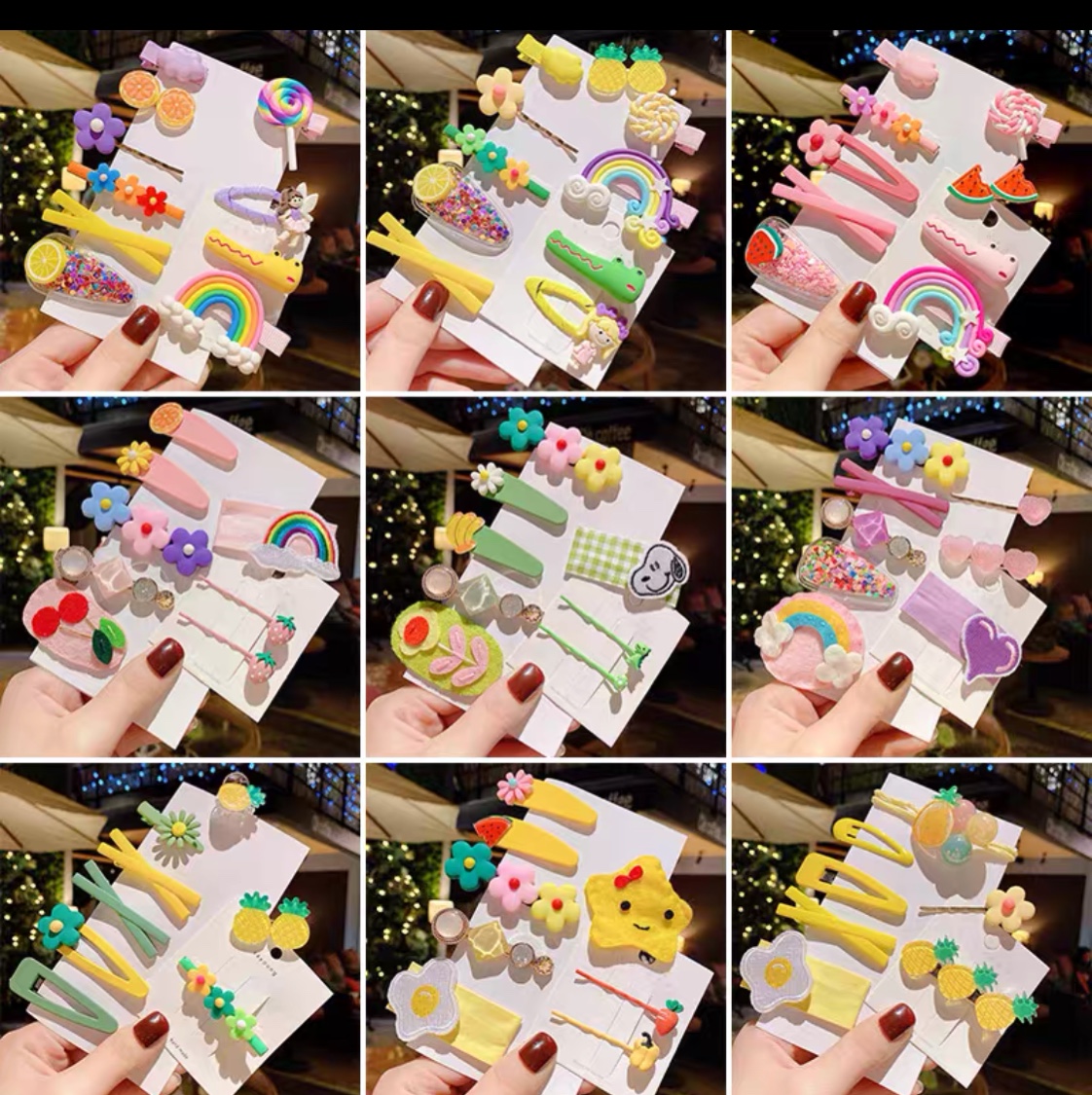 Korean children's hairpin detail close-up