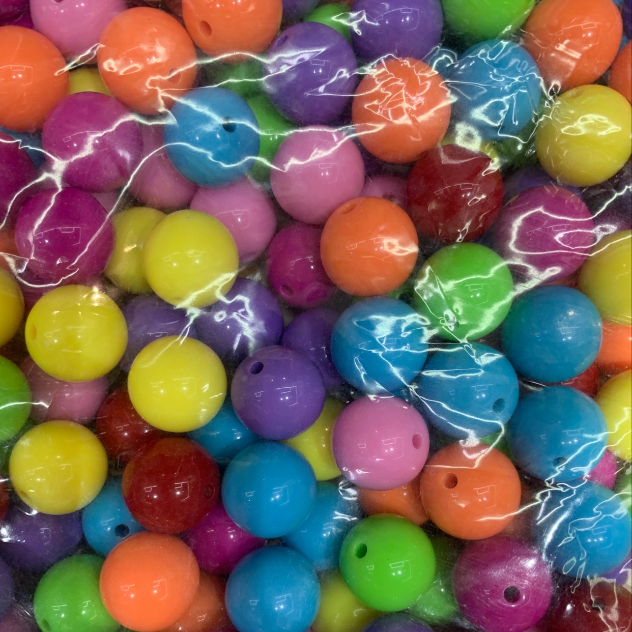 Mixed color bead acrylic