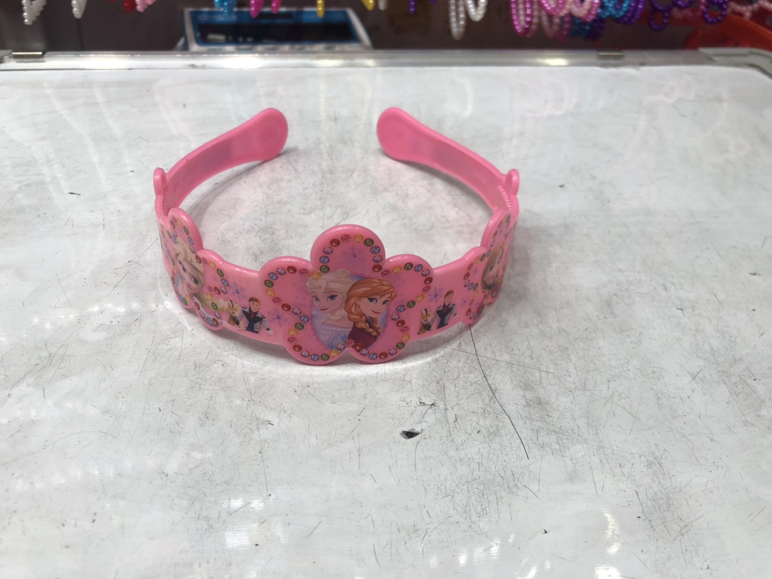 五个挴花印美女头扣