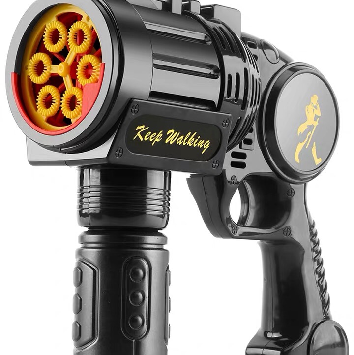 The popular multi-hole large-sized leak-proof electric bubble gun, a fully automatic bubble-blowing machine with a girlish heart, is a children's toy details Picture