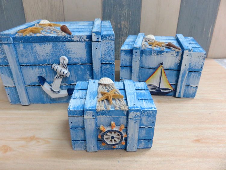 Set of three wooden box 3