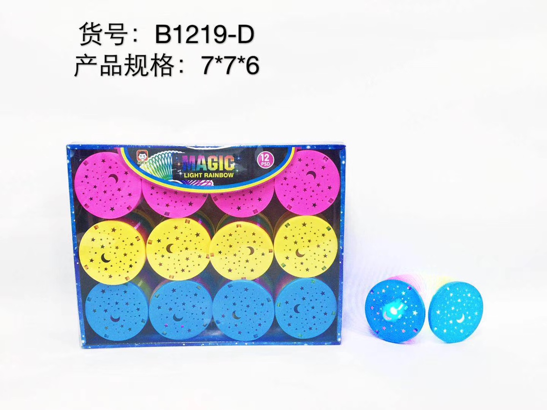 Rainbow circle starry sky belt light thumbnail