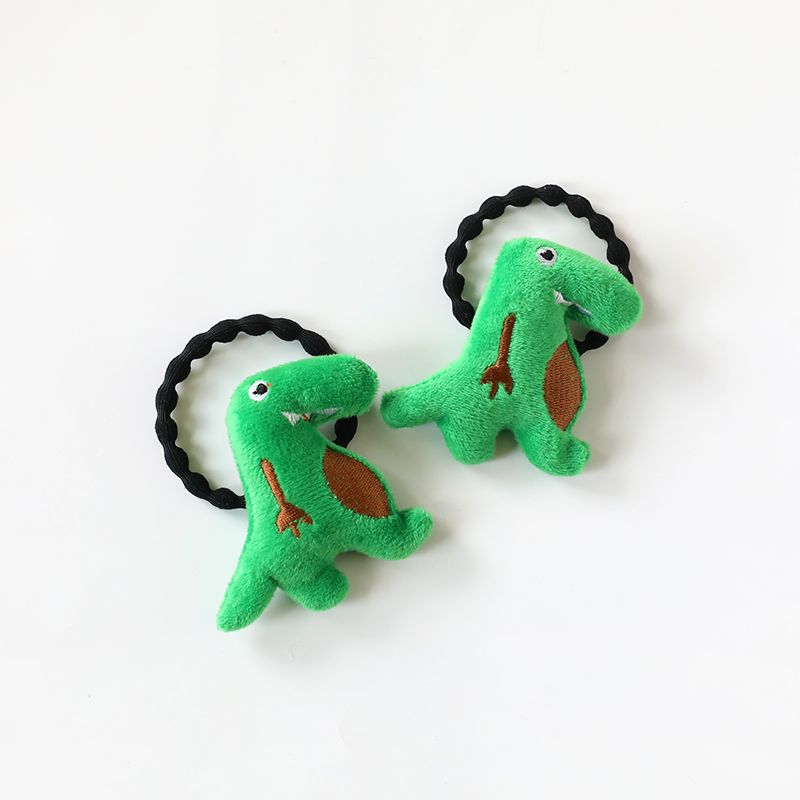 Japanese and Korean cartoon cute little dinosaur hair rope ponytail girls dolls rubber band headwear thumbnail