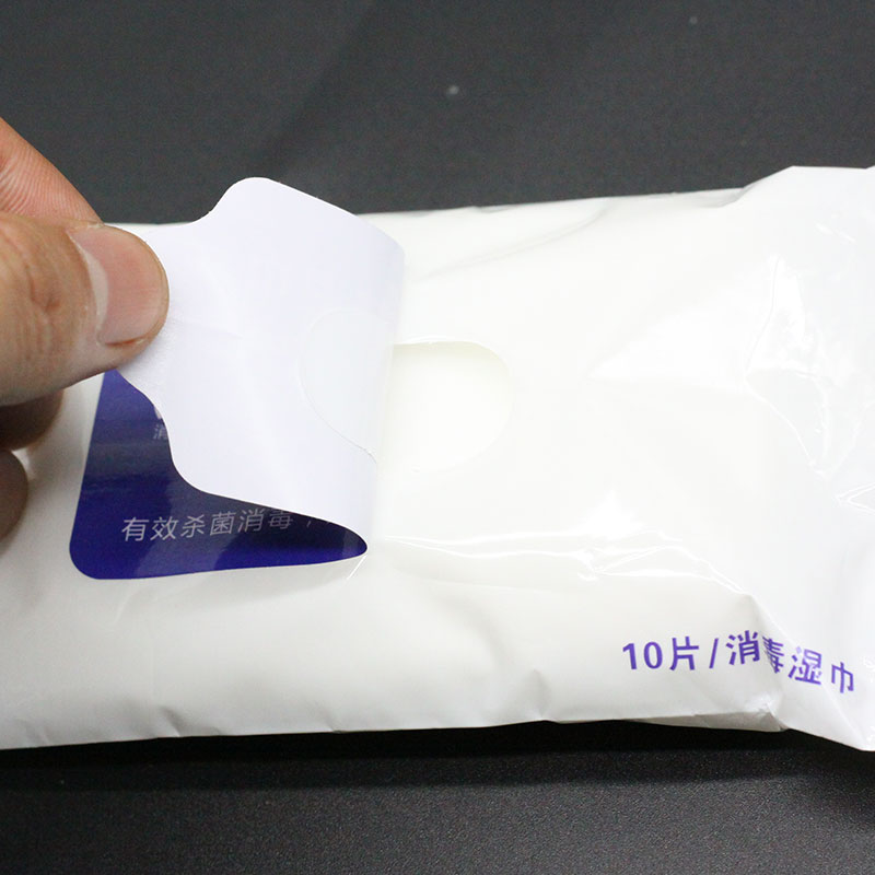 厂家直销75%度酒精湿巾抗菌一次性卫生湿巾10片装批发详情图3