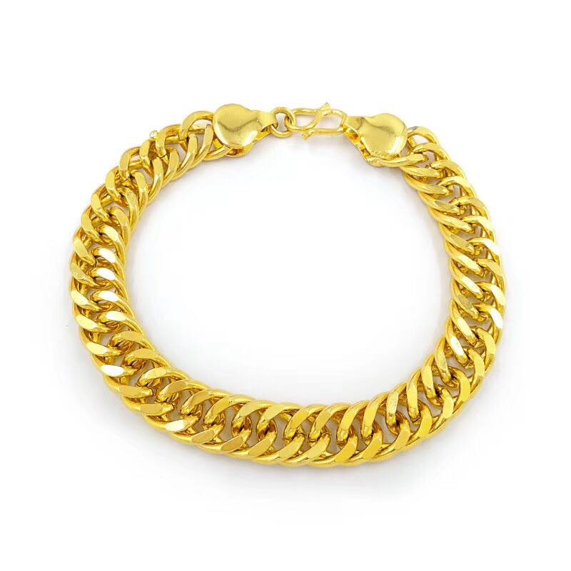 Vietnam gold bracelet with color protection jewelry 24k gold vacuum plating thumbnail