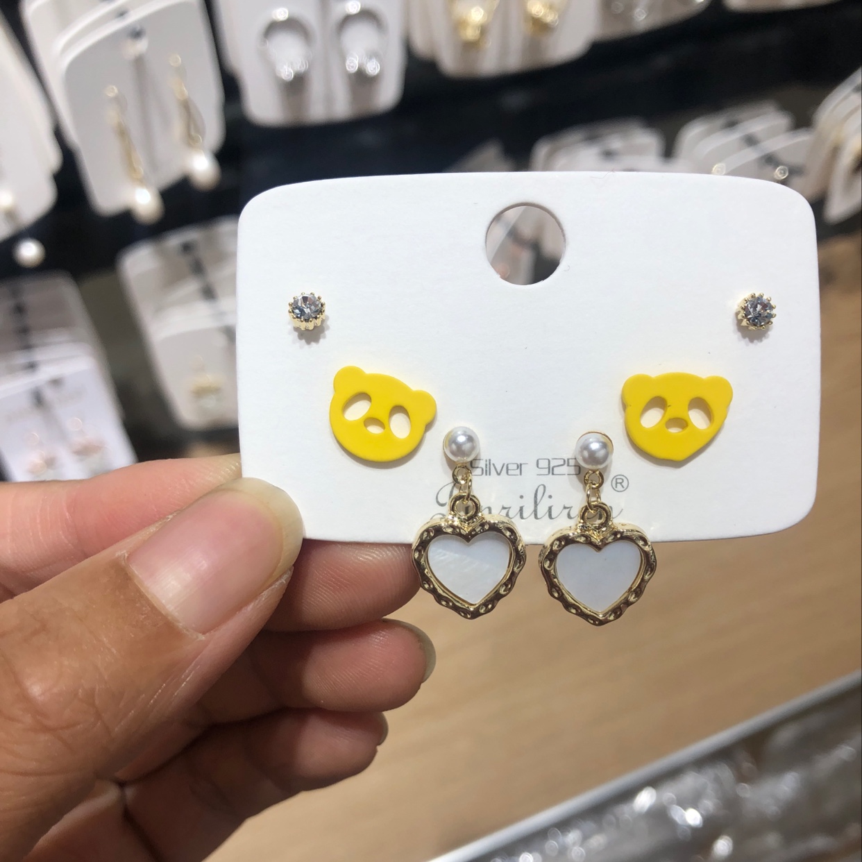 Today's Liren Accessories Fashion Korean-style Ear Stud 3-piece Set Series