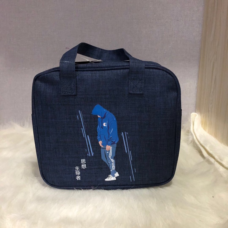 Love Fashion A105 Frosted Square Bag Lunch Box With Interlining Cloth 2020 New undefined
