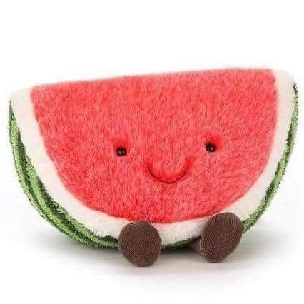 30 cm watermelon throw pillow thumbnail