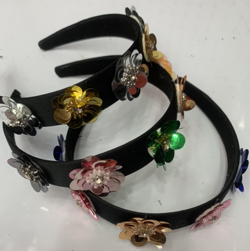 Estilo explosivo mano flor cabeza hebilla tendencia de la moda versátil Señora Simple cabeza hoop pelo adornos venus