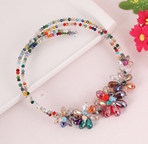 Crystal flower collar